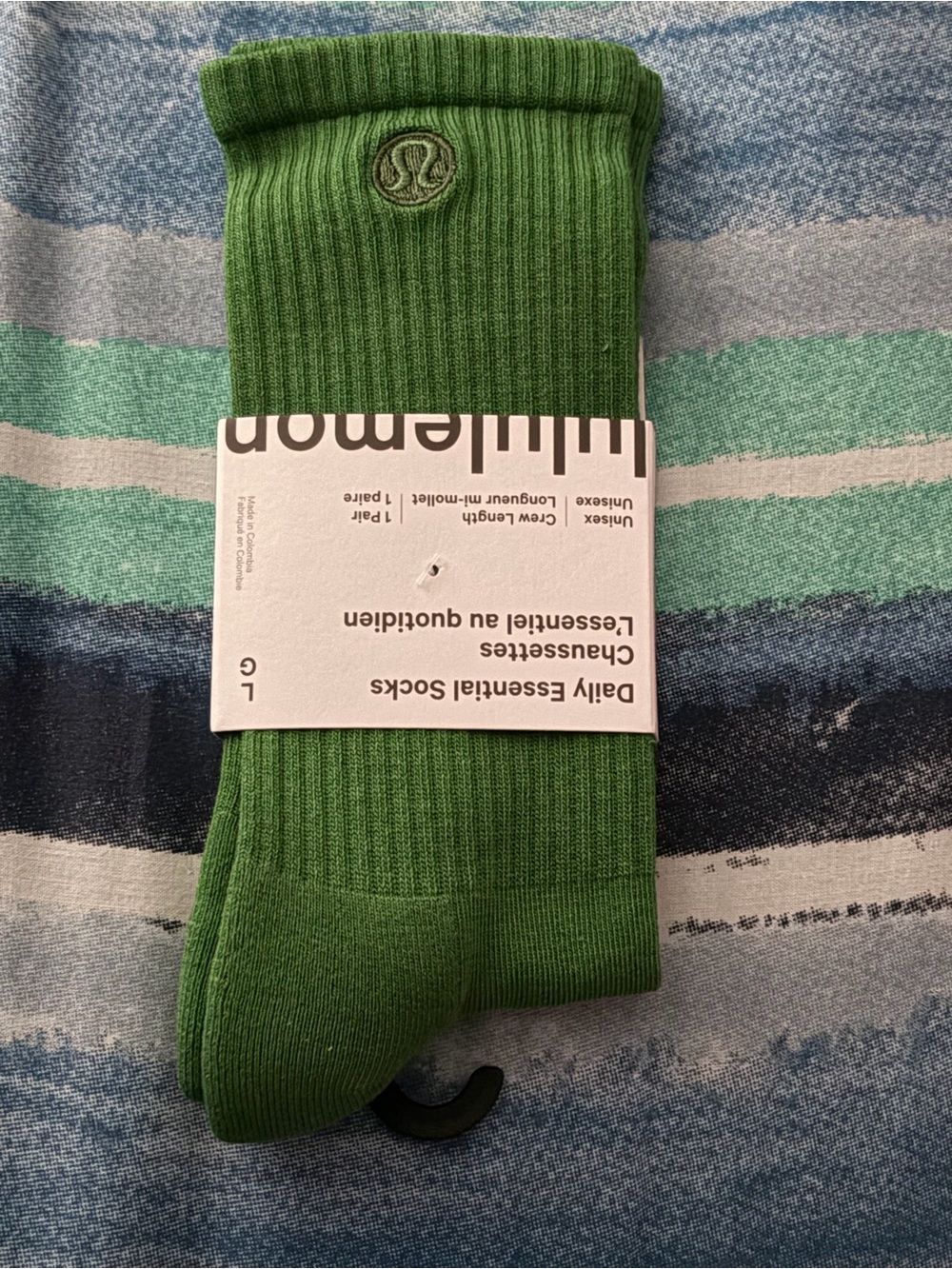 lululemon athletica Unisex Daily Essential Crew Socks - Green